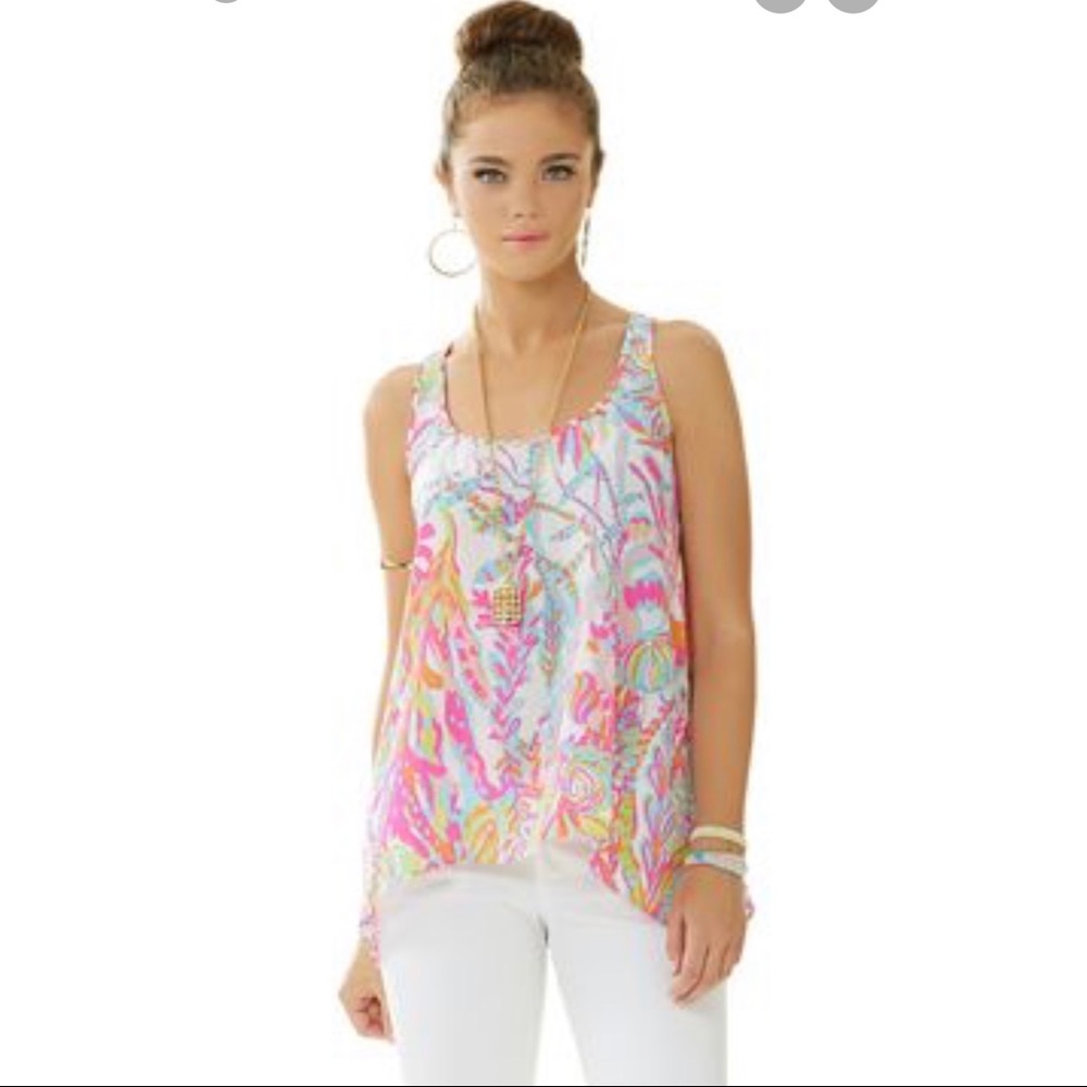 Lilly Pulitzer Malie Silk tank